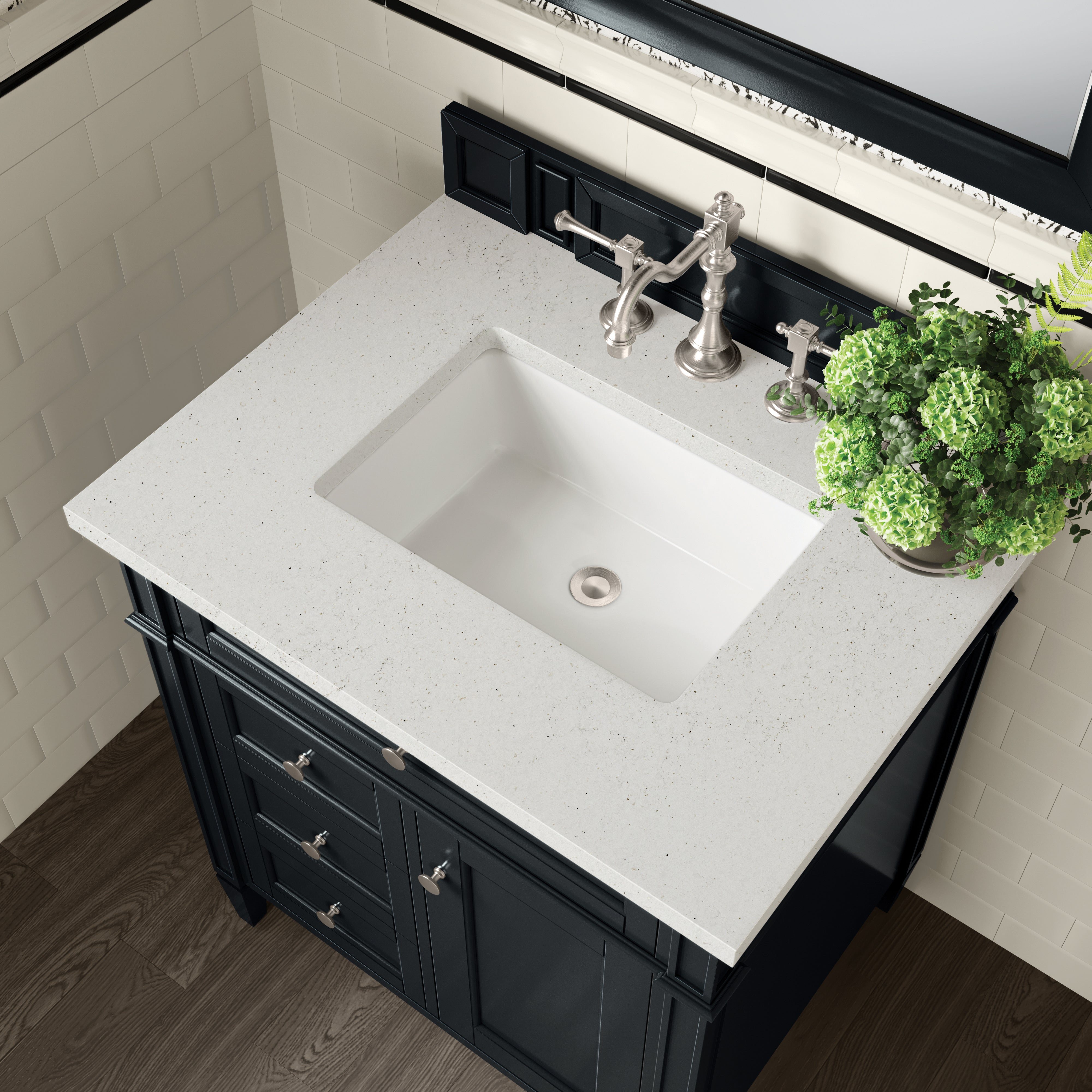 lime delight quartz top vanity