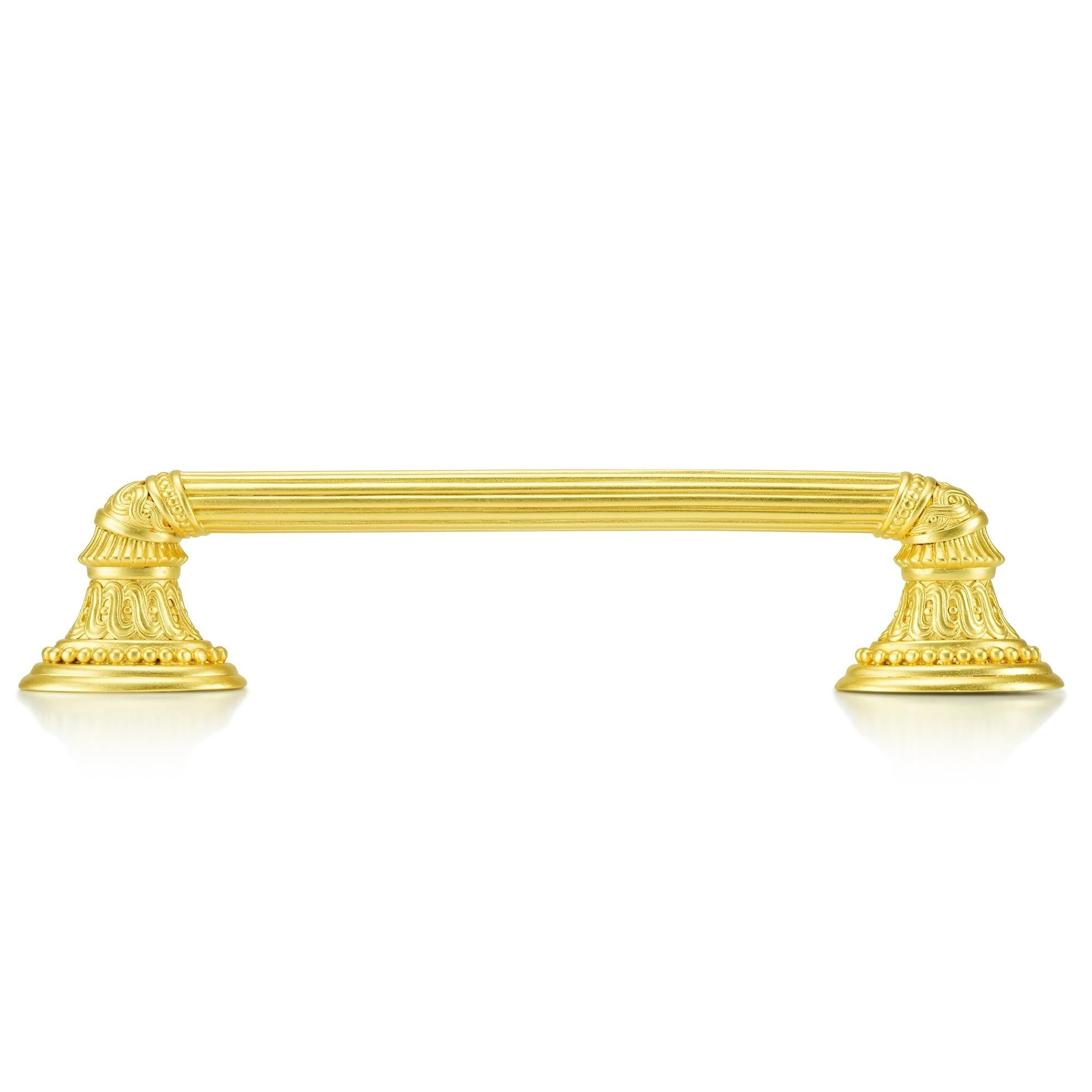 satin gold pull