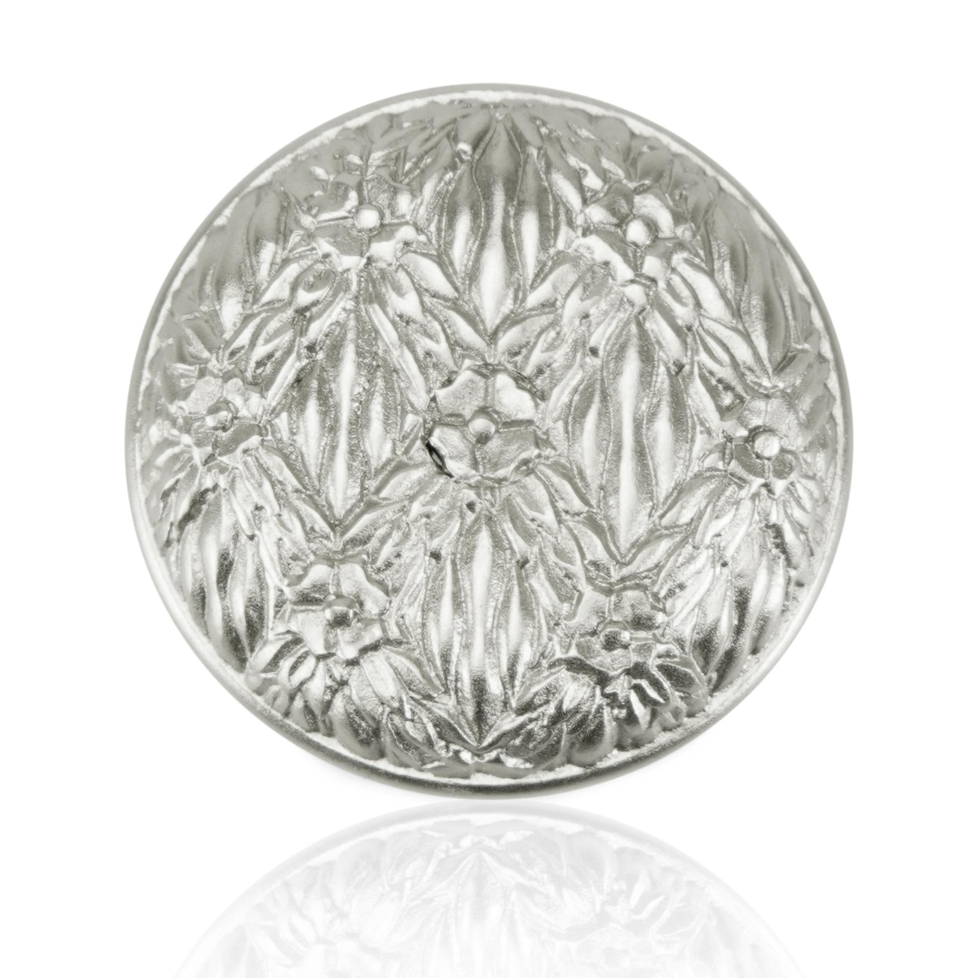 satin nickel knob