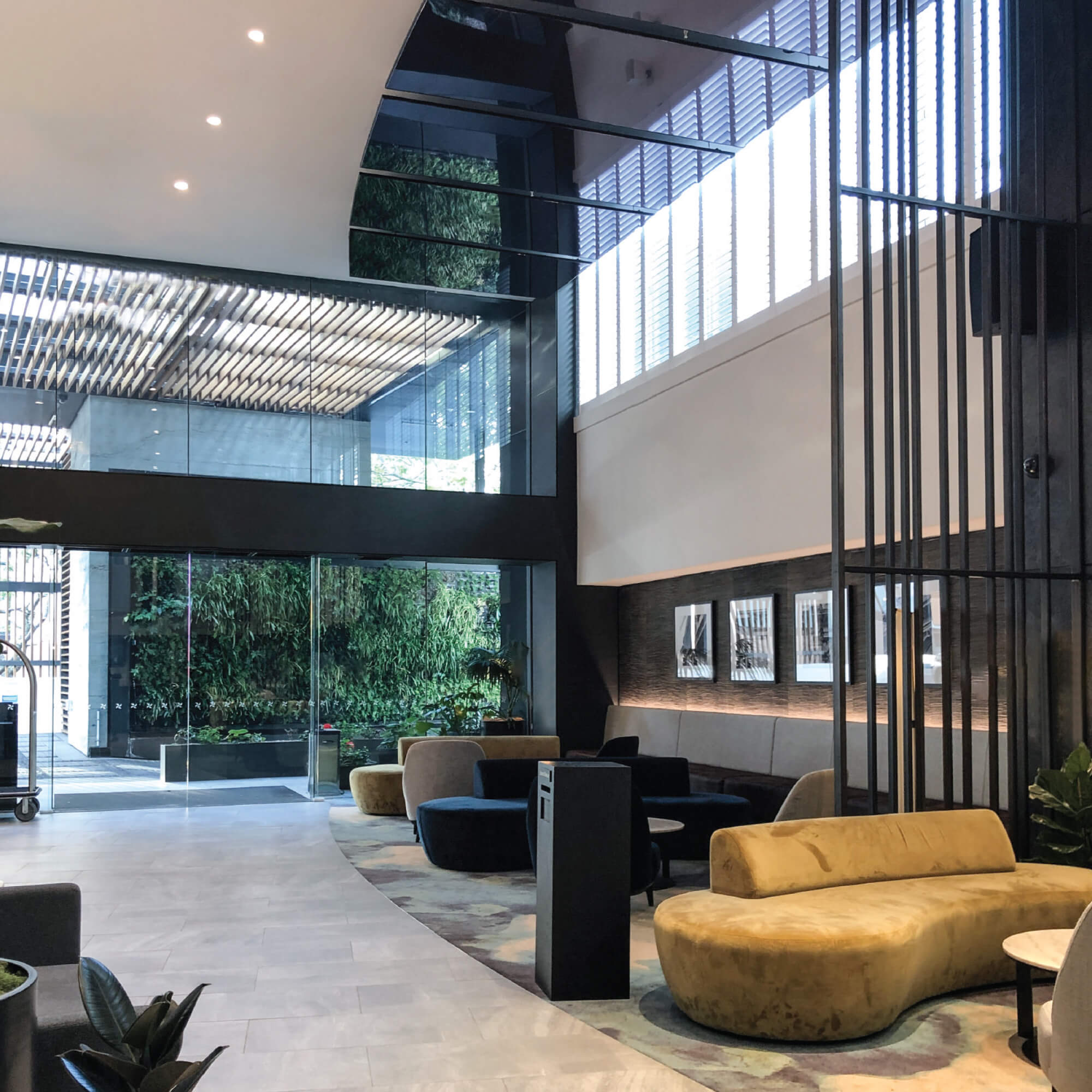 black recessed