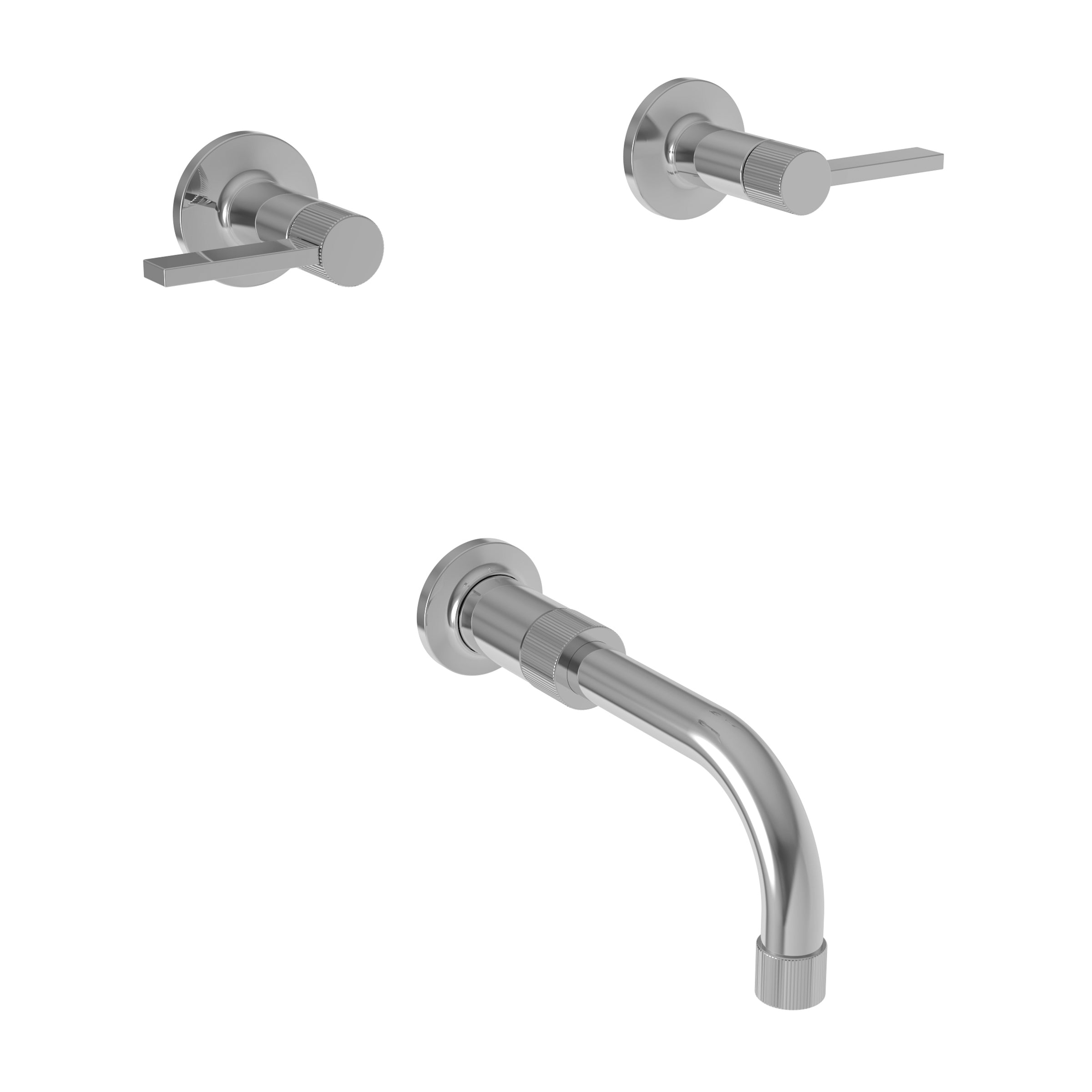 polished chrome tub faucet