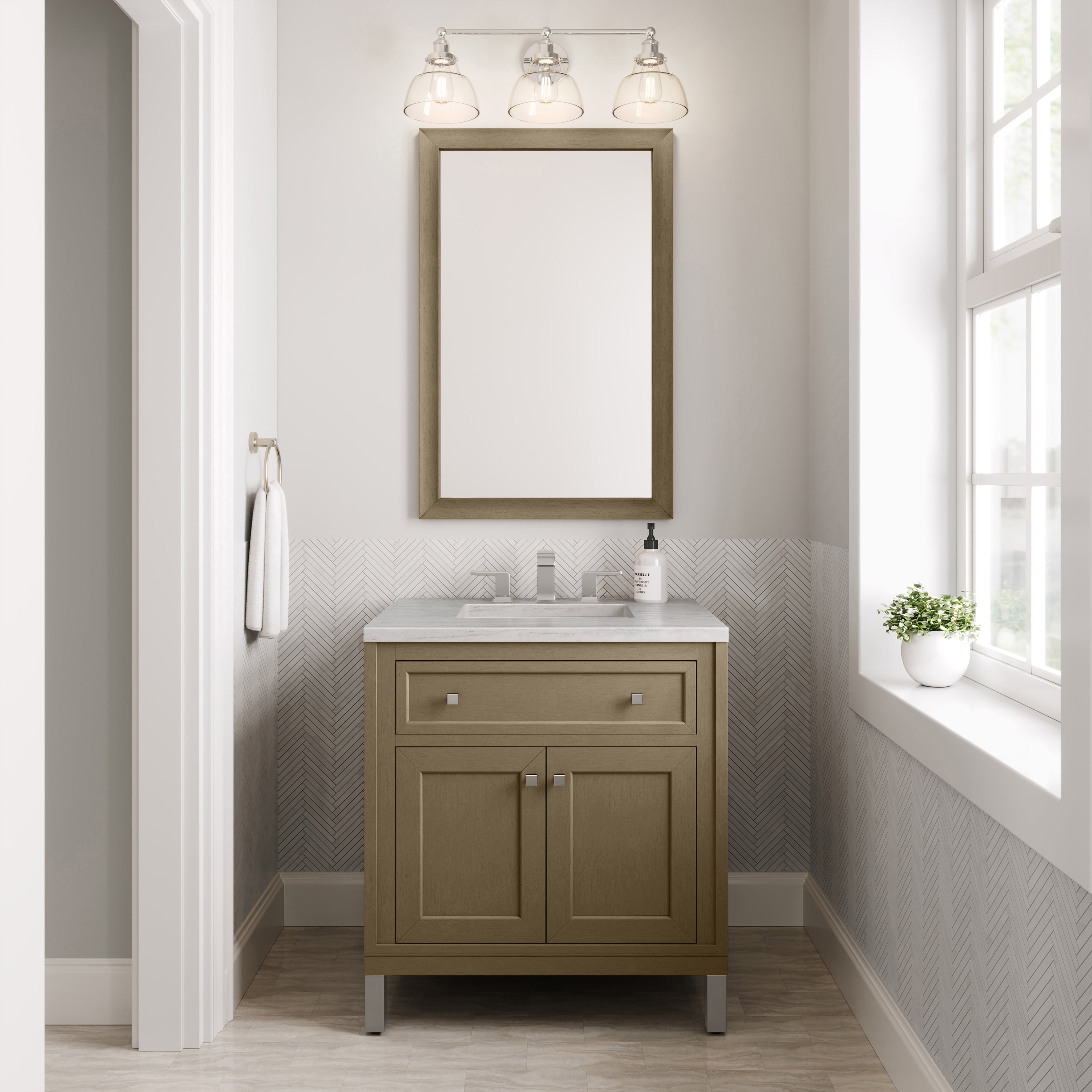 arctic fall solid surface top vanity