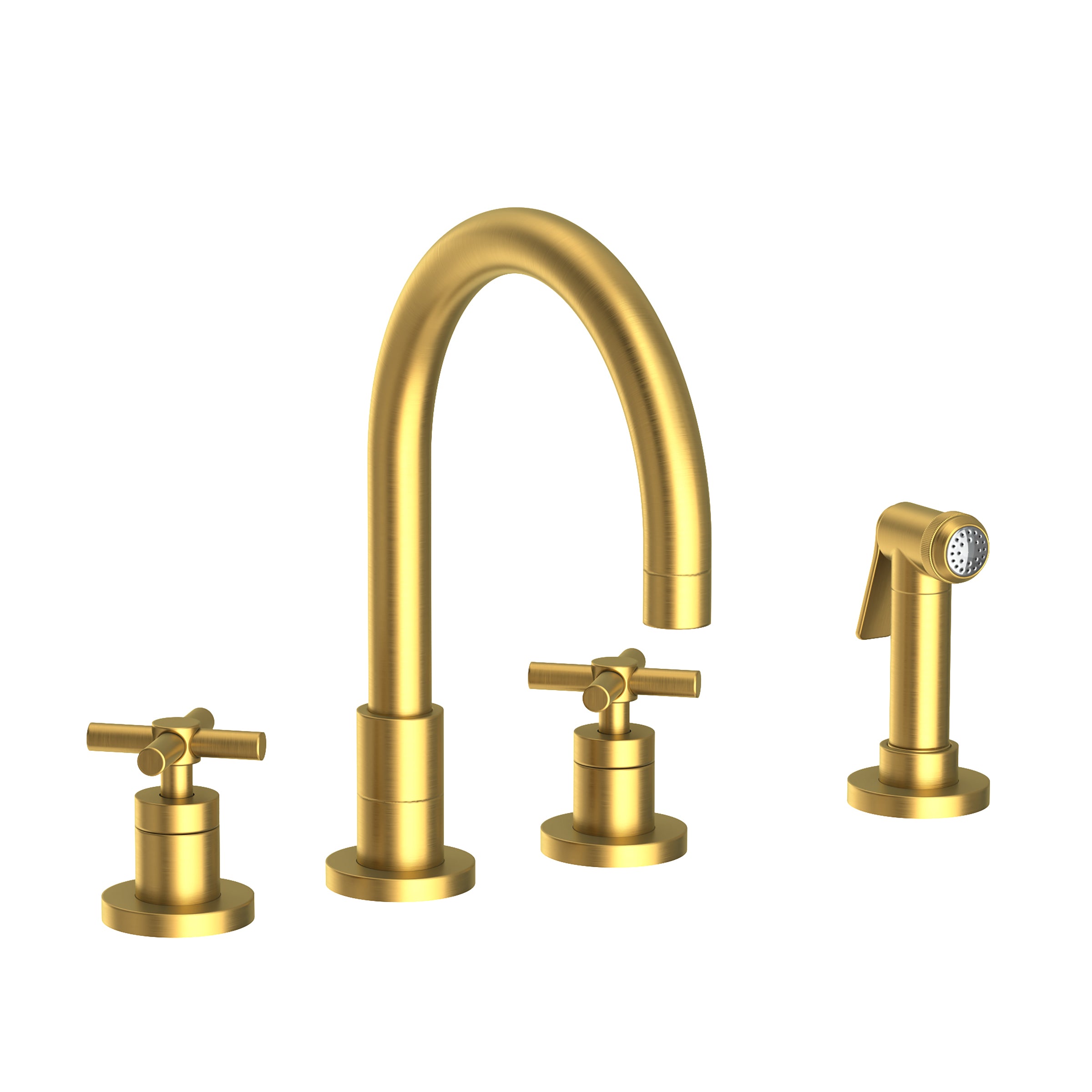 Newport Brass East Linear Kitchen Faucet with Side Spray