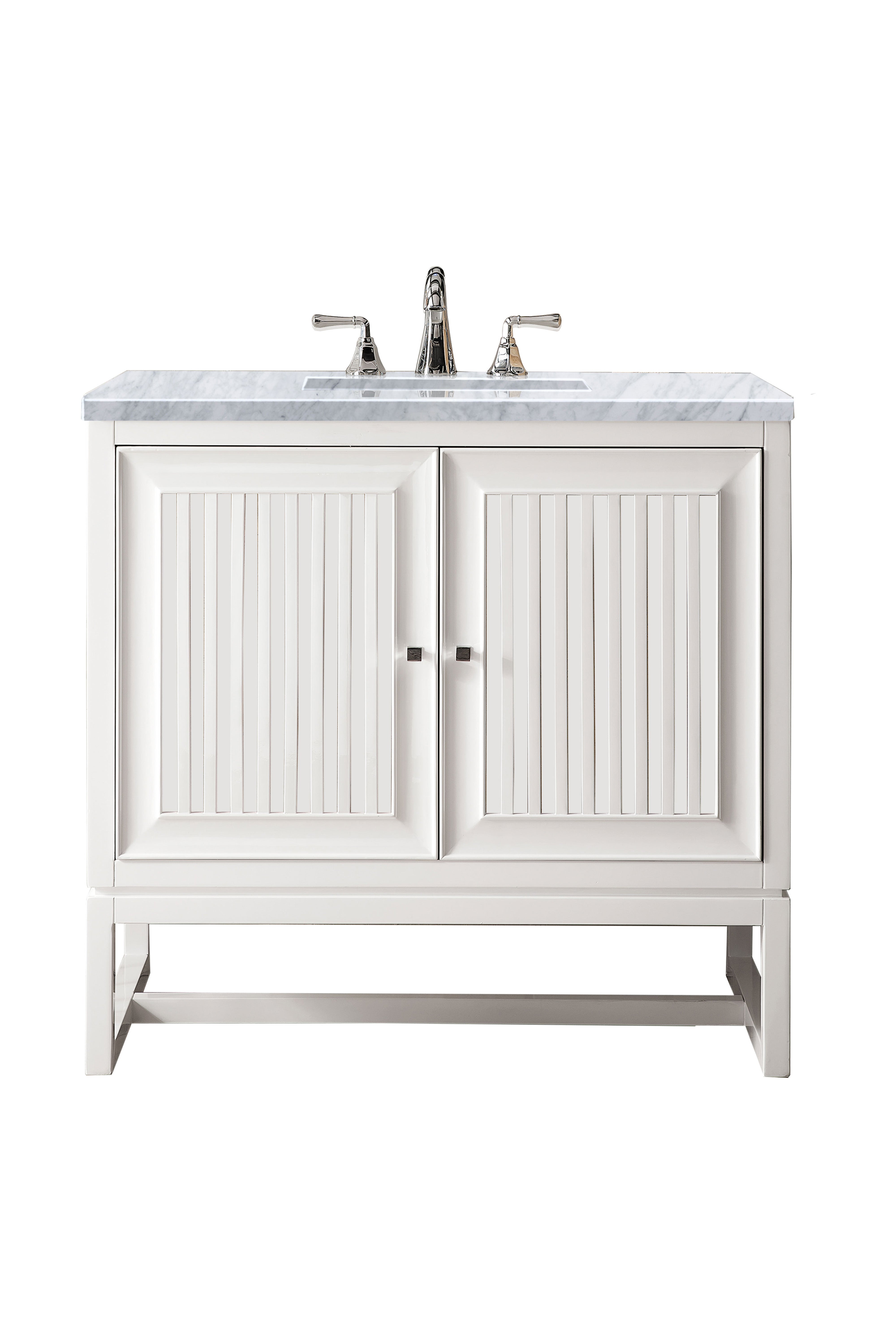 James Martin Vanities Athens 36" Single Vanity - Glossy White