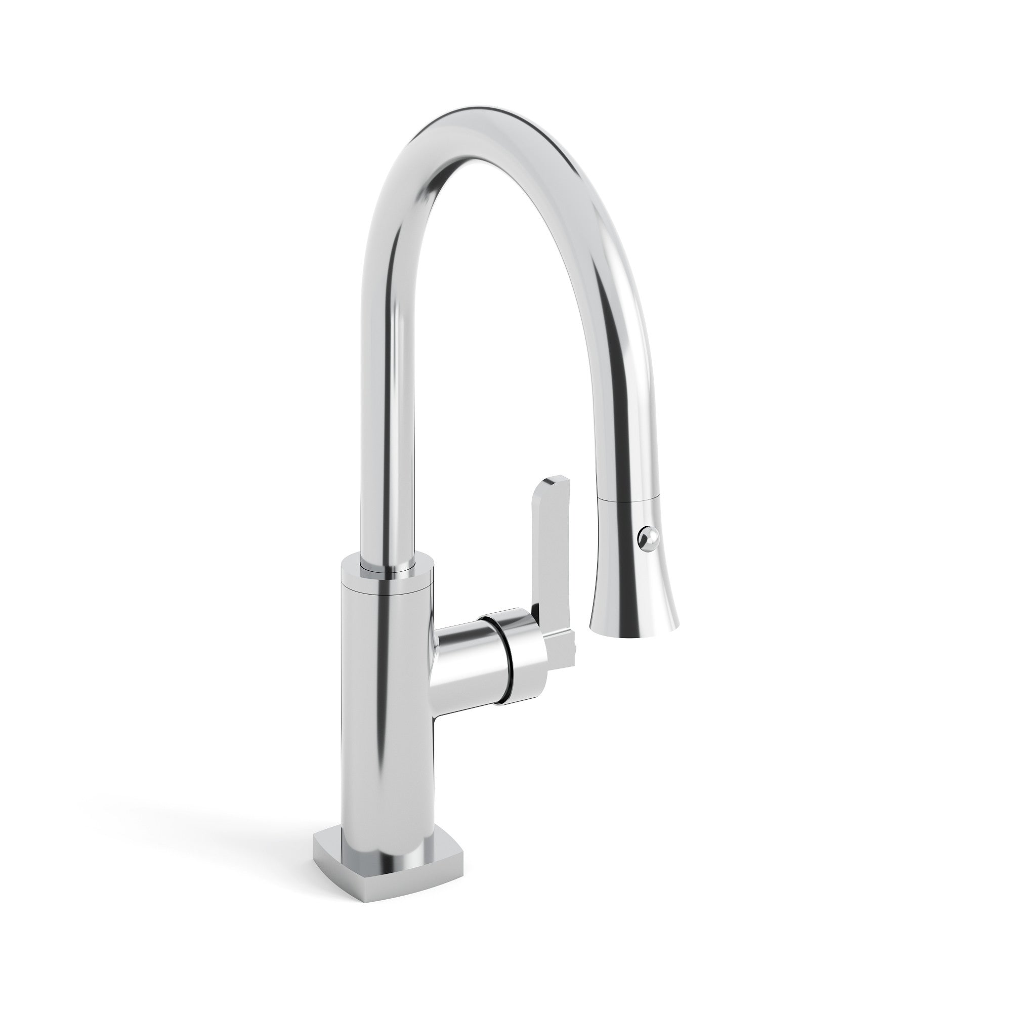 polished chrome faucet