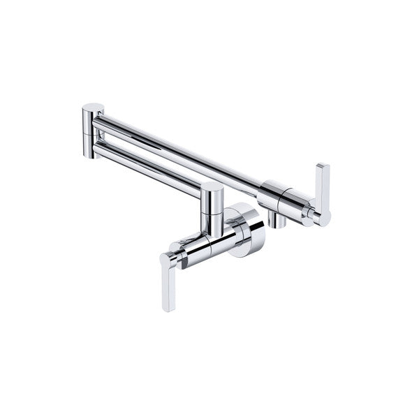 polished chrome pot filler