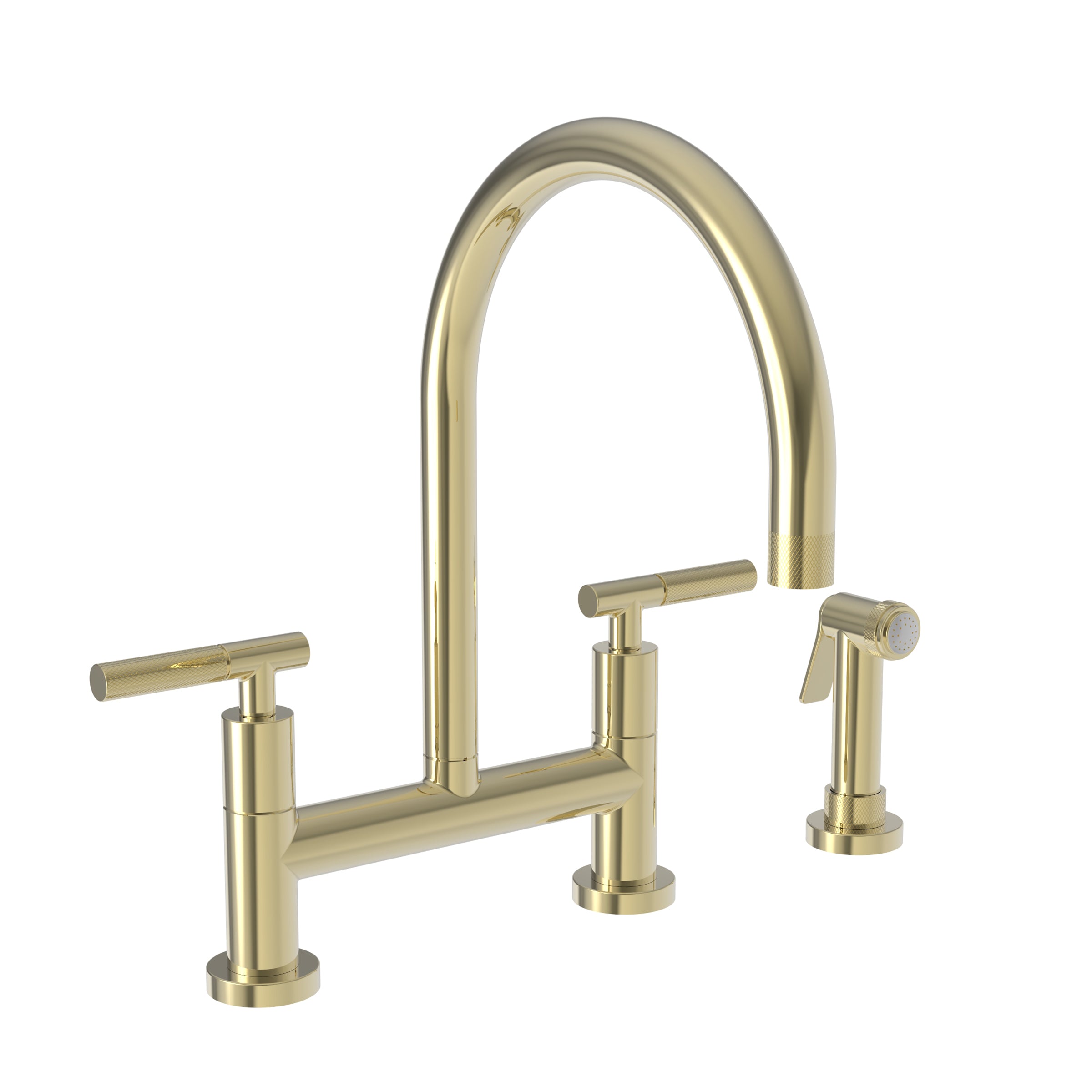 Newport Brass Muncy Kitchen Bridge Faucet with Side Spray