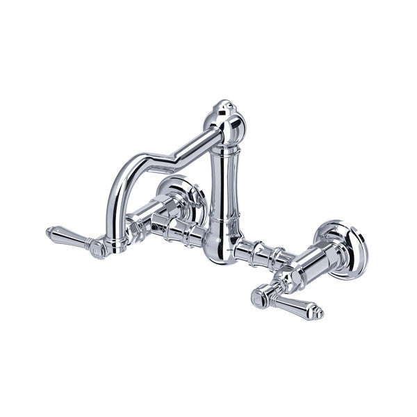 polished chrome kitchen faucet