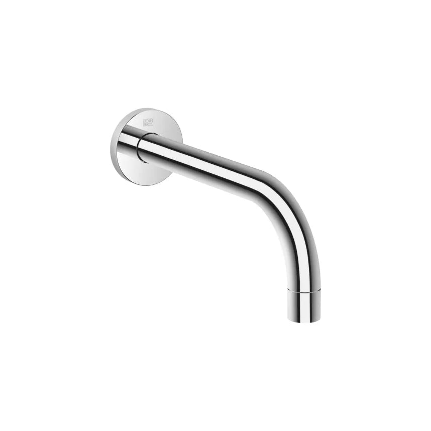 chrome lavatory spout