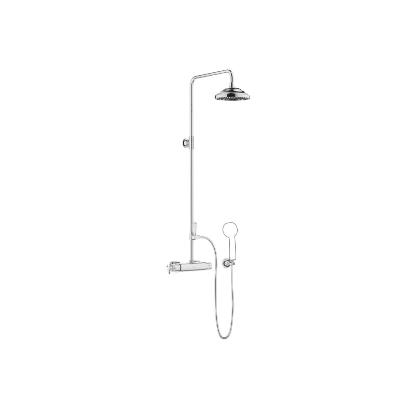 chrome shower thermostat