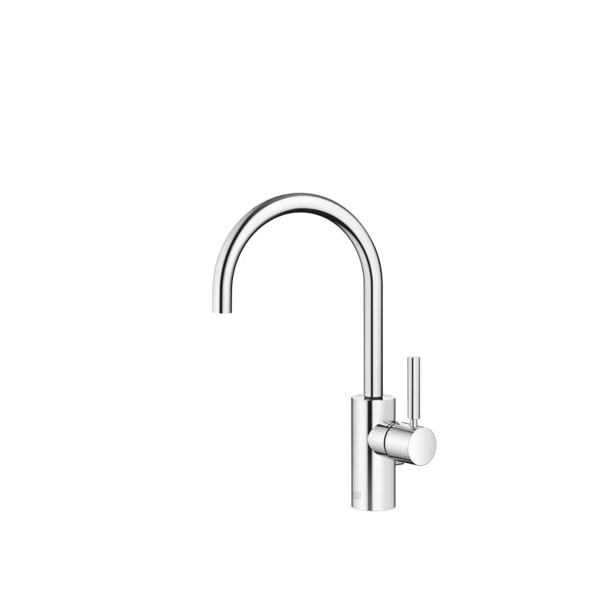 chrome lavatory mixer
