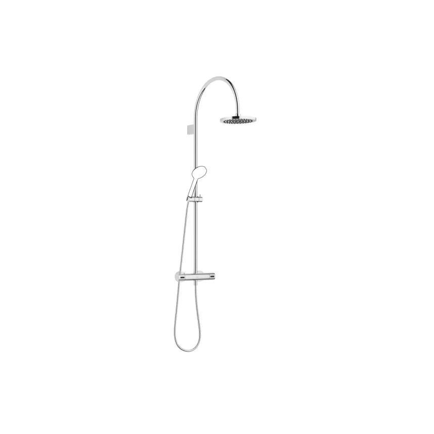chrome shower thermostat