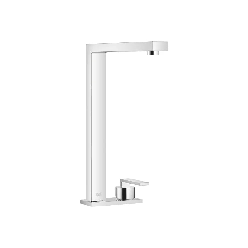 chrome two hole mixer