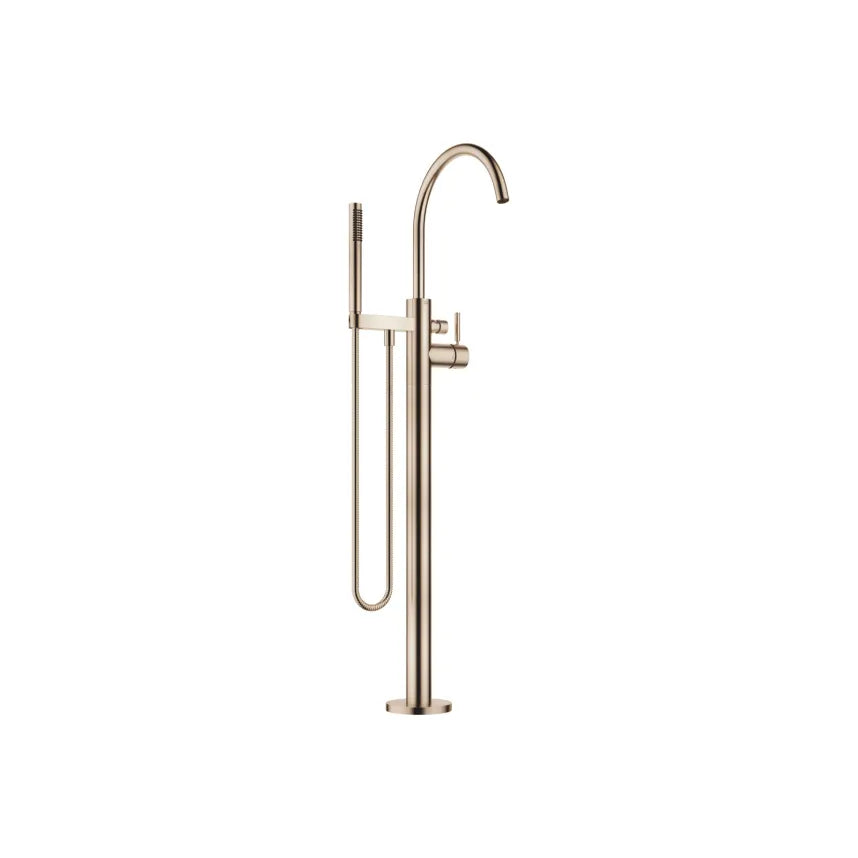 Dornbracht SERIES SPECIFIC Single-Lever Tub Mixer with Stand Pipe for Freestanding Installation with Hand Shower Set