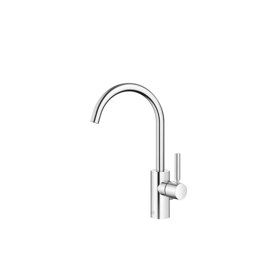 chrome lavatory mixer