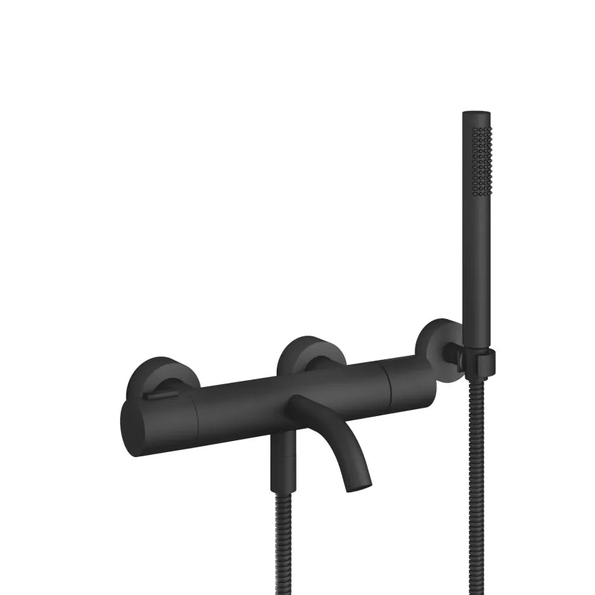 Dornbracht META Tub Thermostat for Wall-Mounted Installation with Hand Shower Set