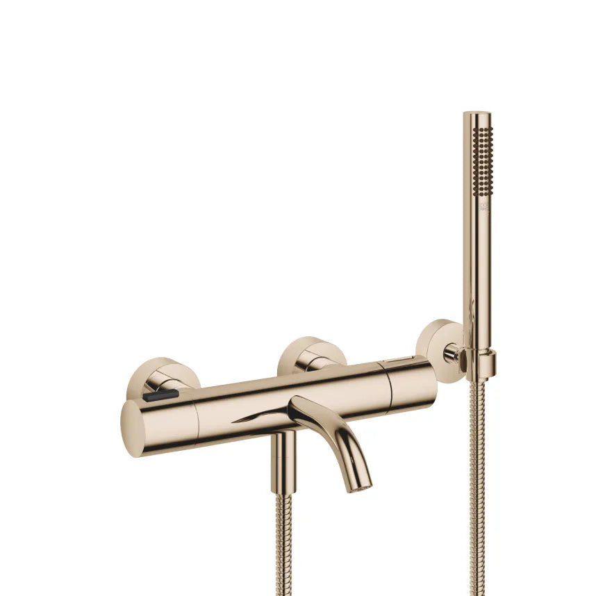 Dornbracht META Tub Thermostat for Wall-Mounted Installation with Hand Shower Set