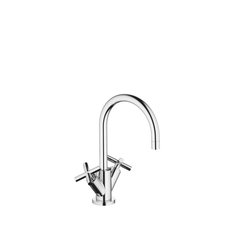 chrome lavatory mixer