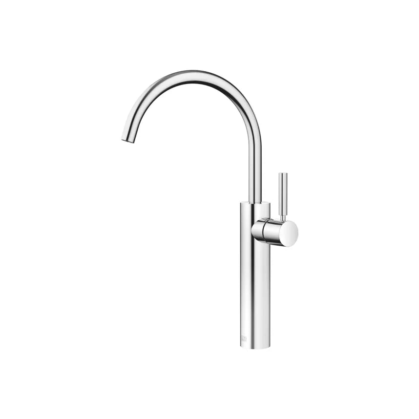 chrome lavatory mixer