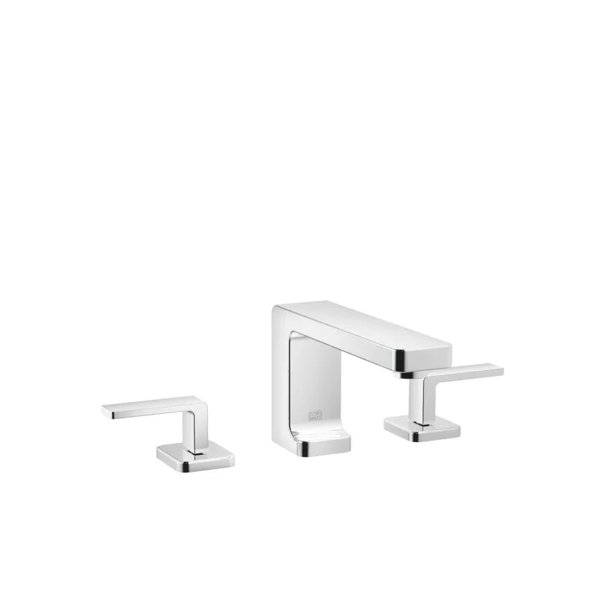chrome lavatory mixer