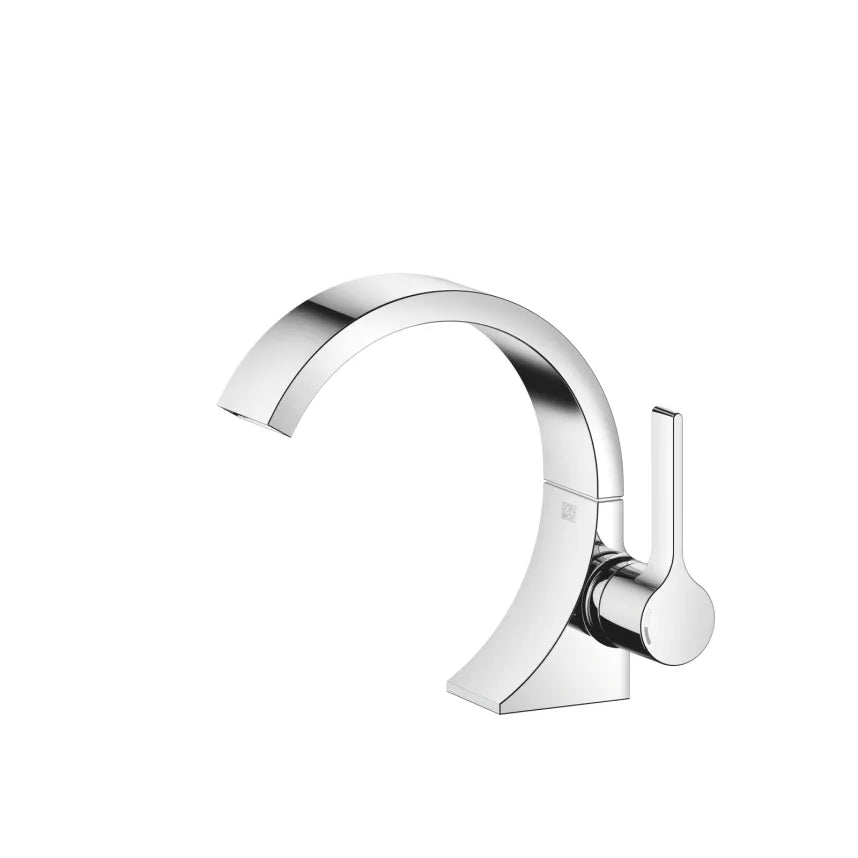chrome lavatory mixer