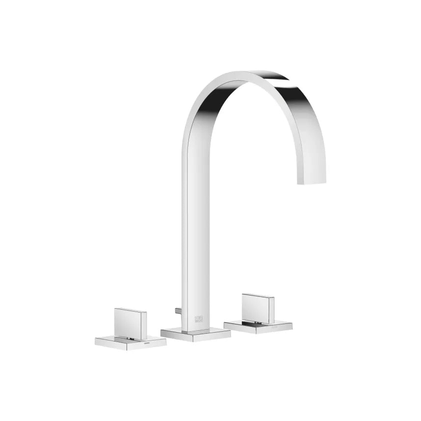 chrome lavatory mixer
