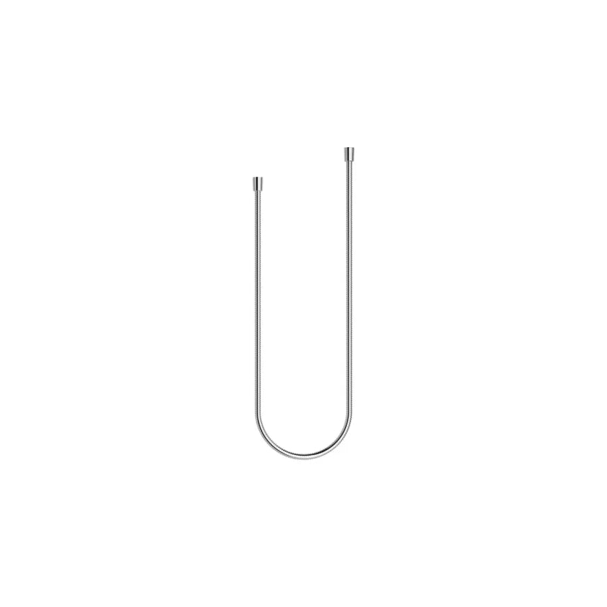 chrome metal shower hose