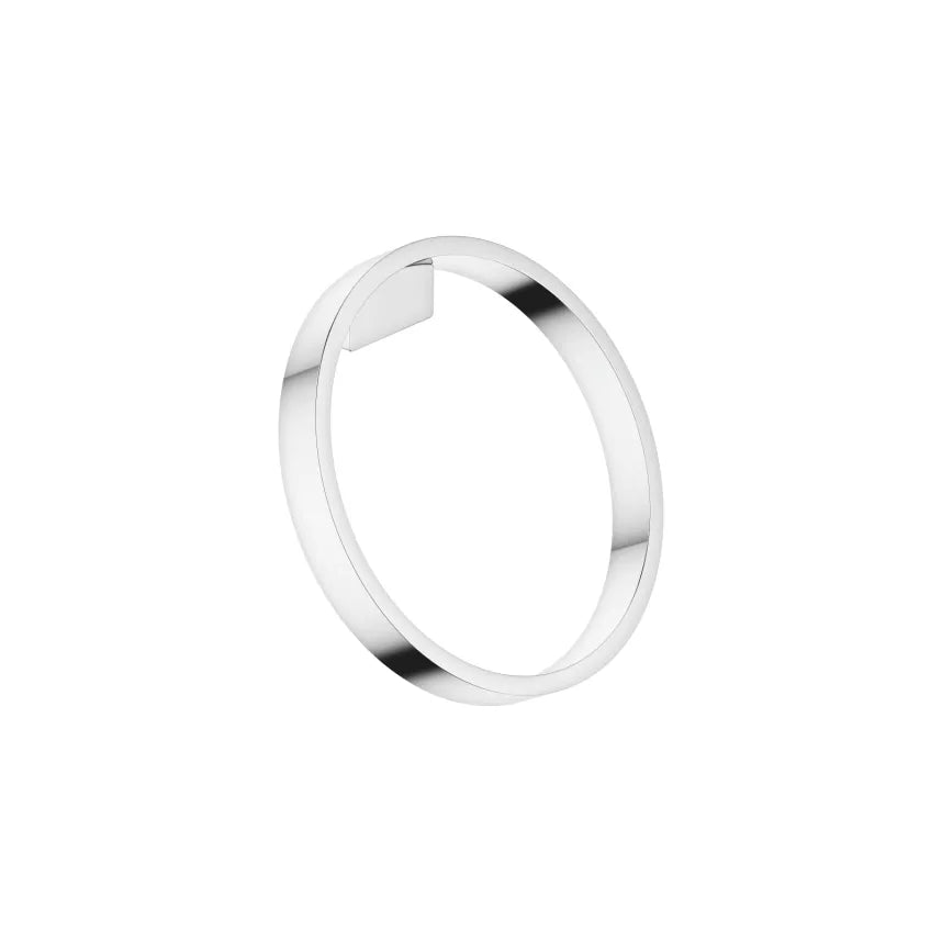 chrome towel ring