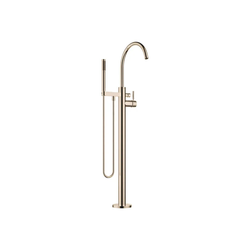 Dornbracht SERIES SPECIFIC Single-Lever Tub Mixer with Stand Pipe for Freestanding Installation with Hand Shower Set