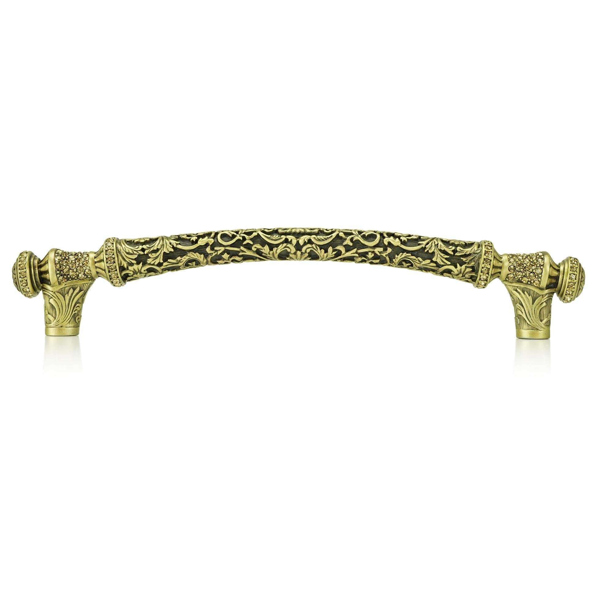 burnish brass pull