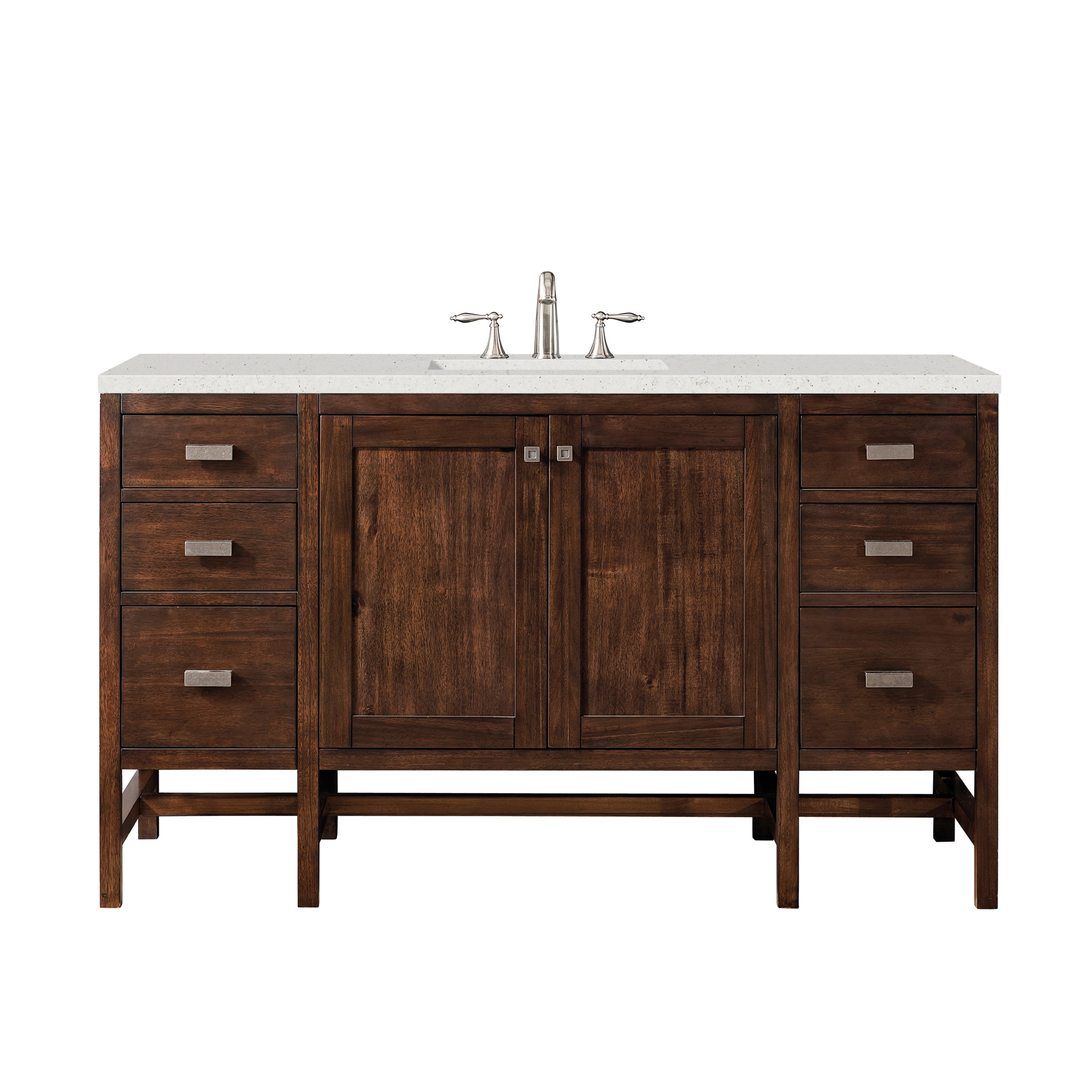 James Martin Vanities Addison 60" Single Vanity - Mid-Century Acacia