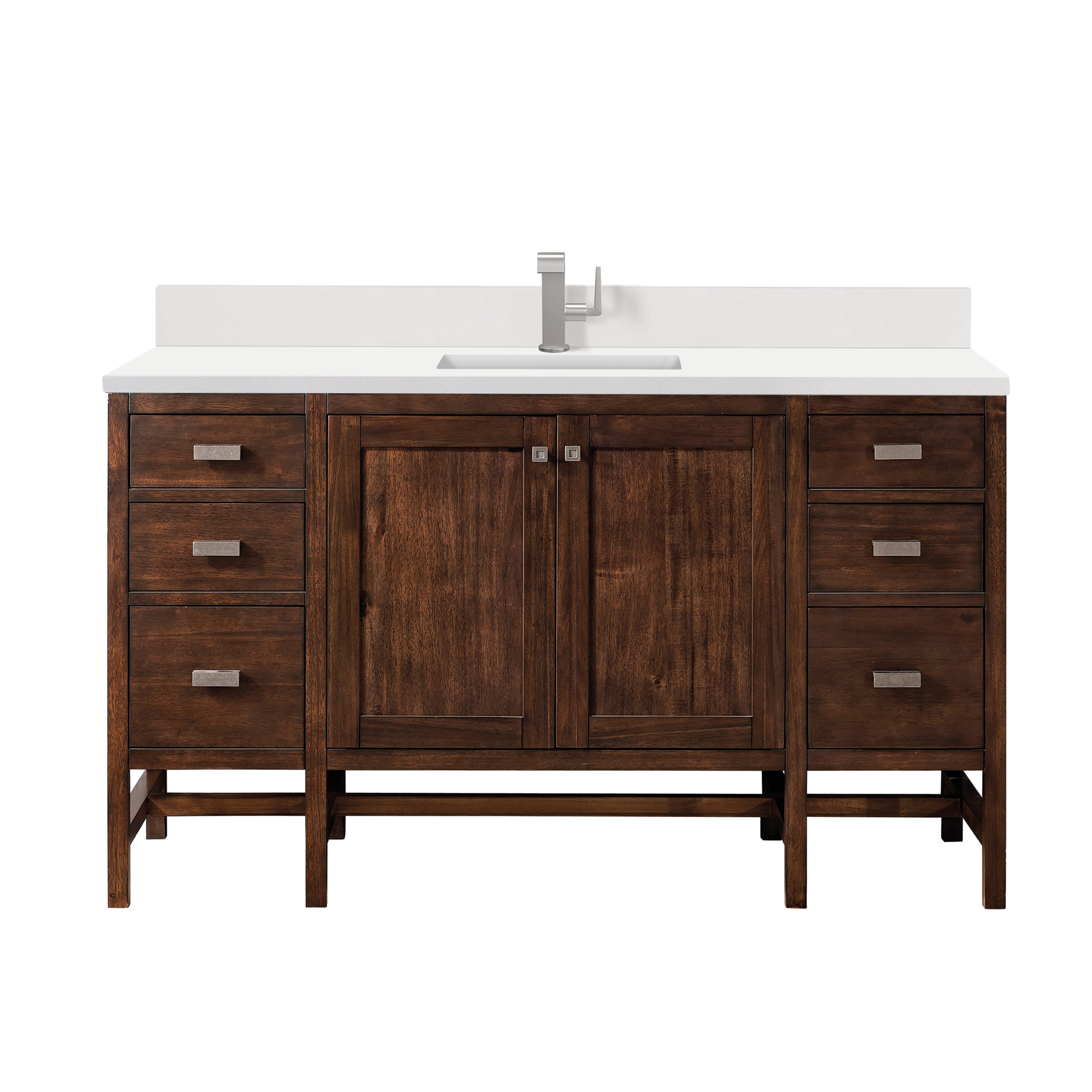 James Martin Vanities Addison 60" Single Vanity - Mid-Century Acacia