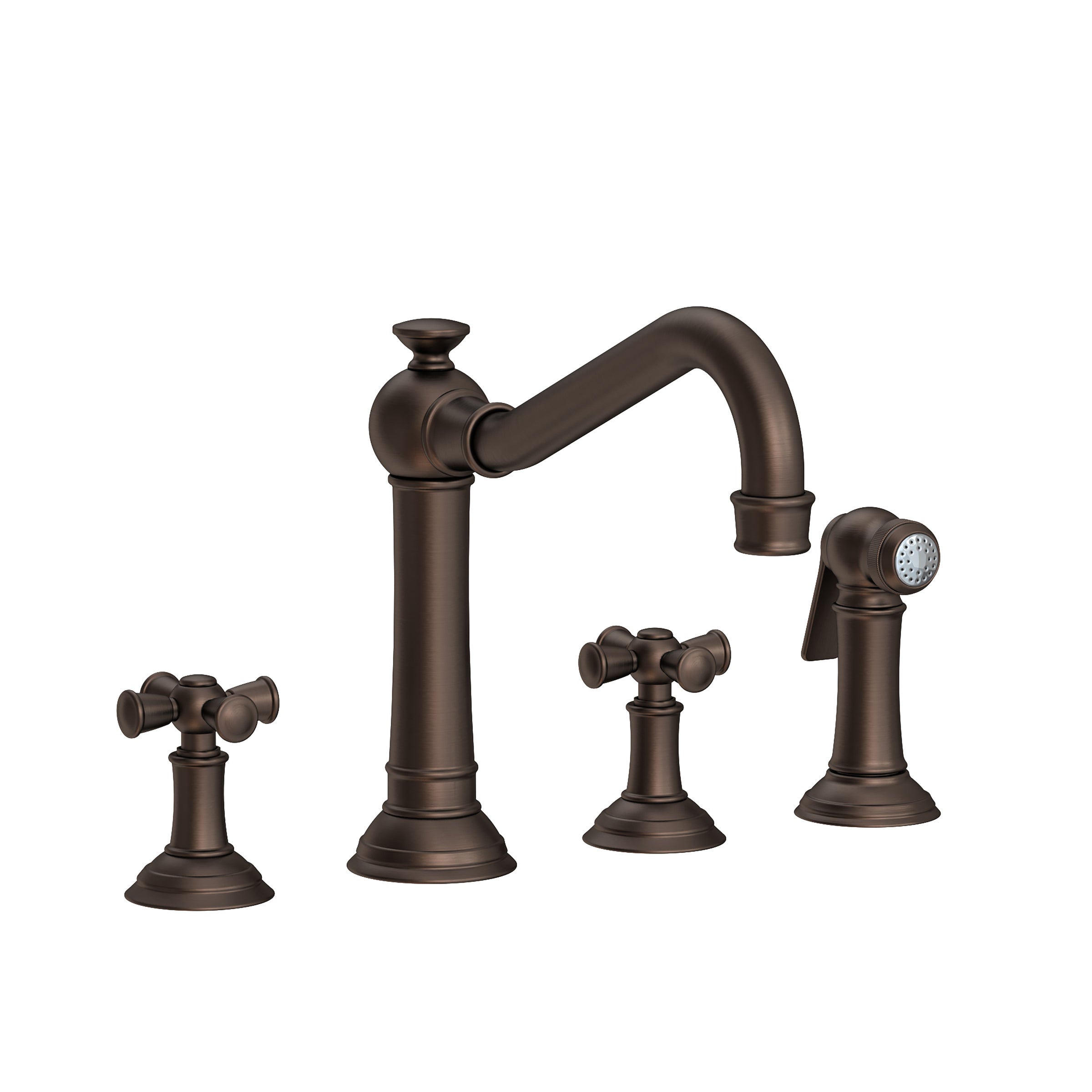 Newport Brass Jacobean Kitchen Faucet with Side Spray