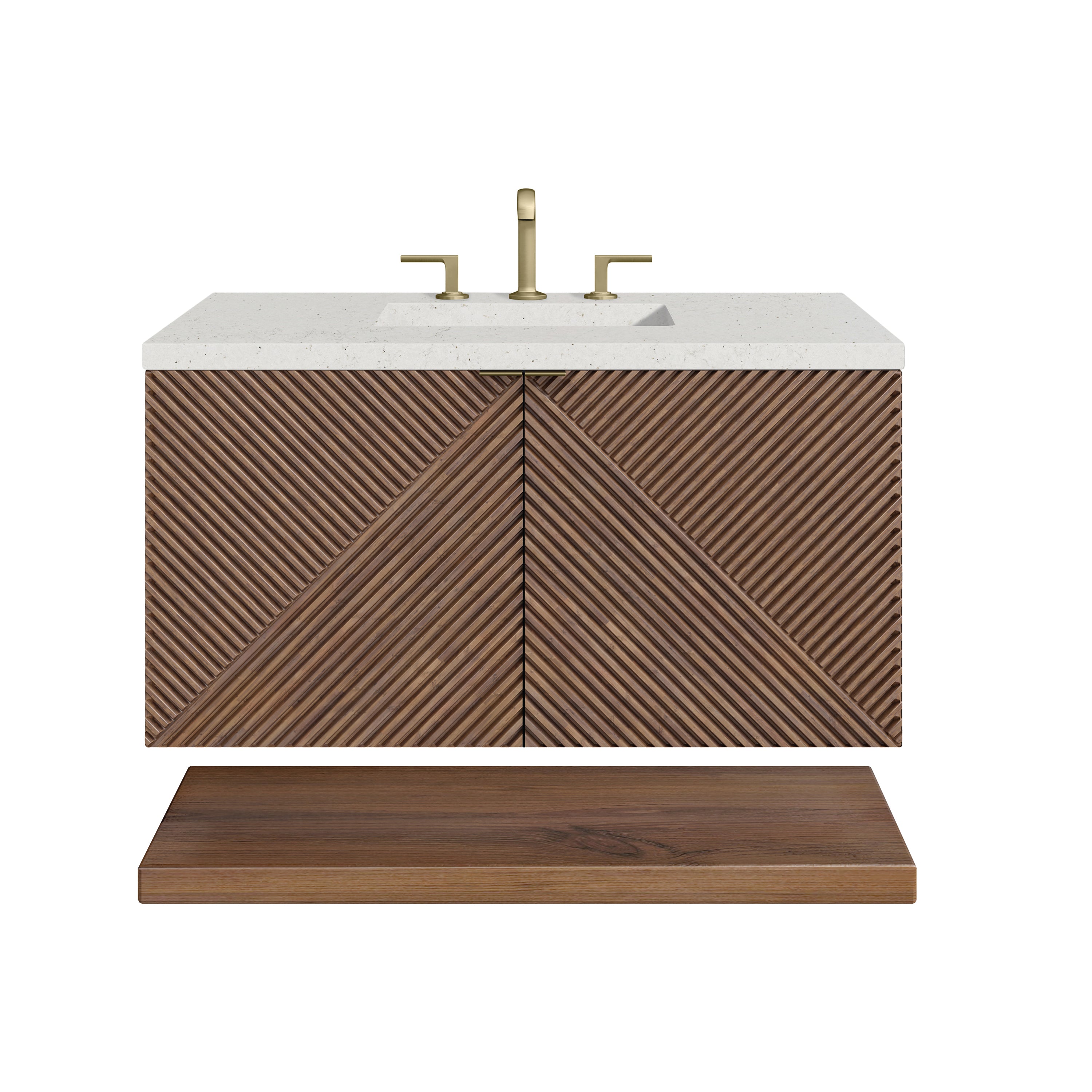 James Martin Vanities Marcello 36" Single Vanity - Chestnut