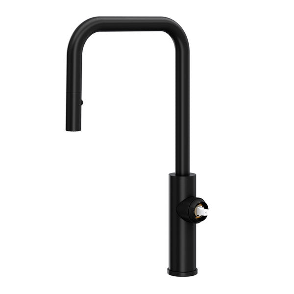 Rohl Eclissi Pull-Down Kitchen Faucet with U-Spout - Less Handle