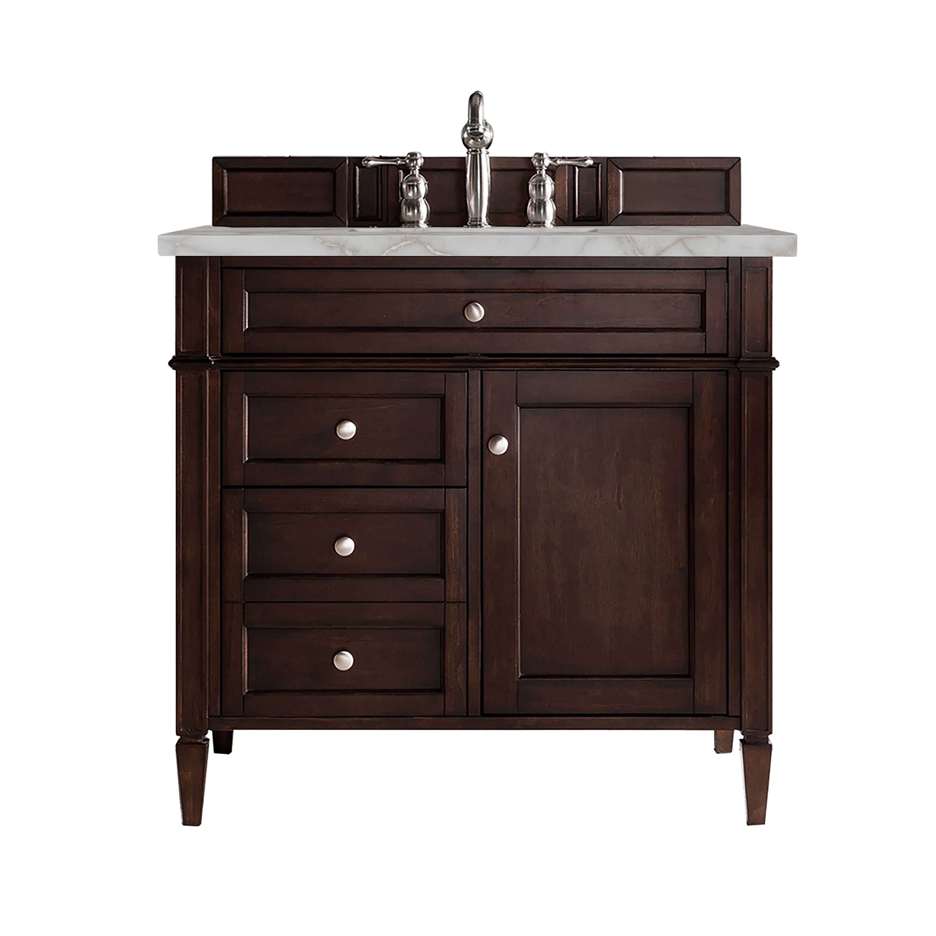 James Martin Vanities Brittany 36" Single Vanity - Burnished Mahogany