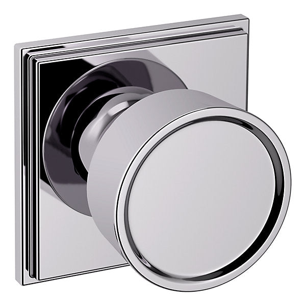 polished chrome knob