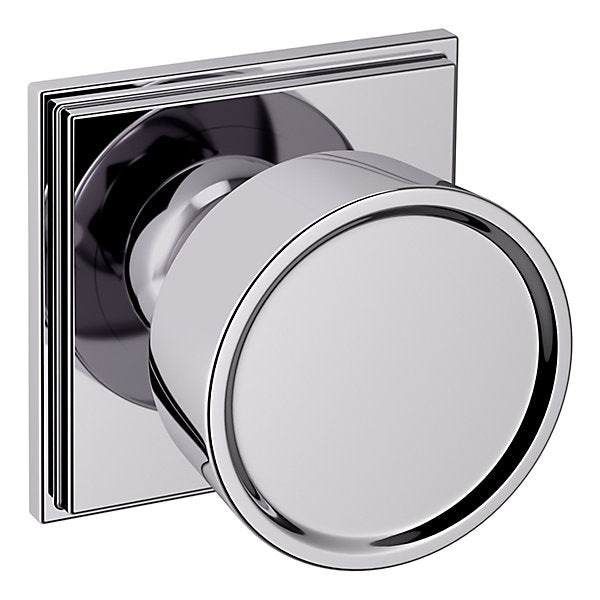 polished chrome knob