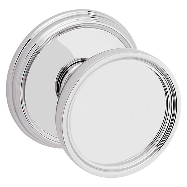 polished chrome knob