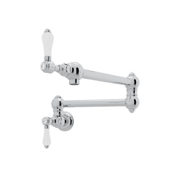 polished chrome pot filler