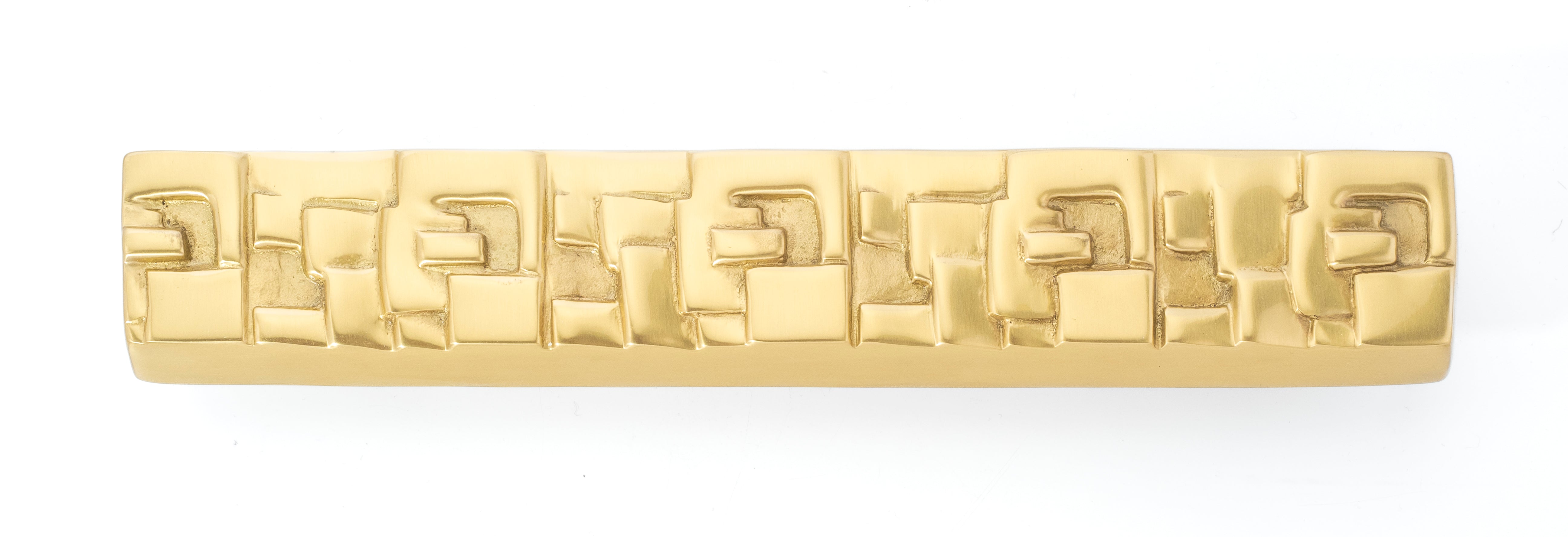 satin brass pull