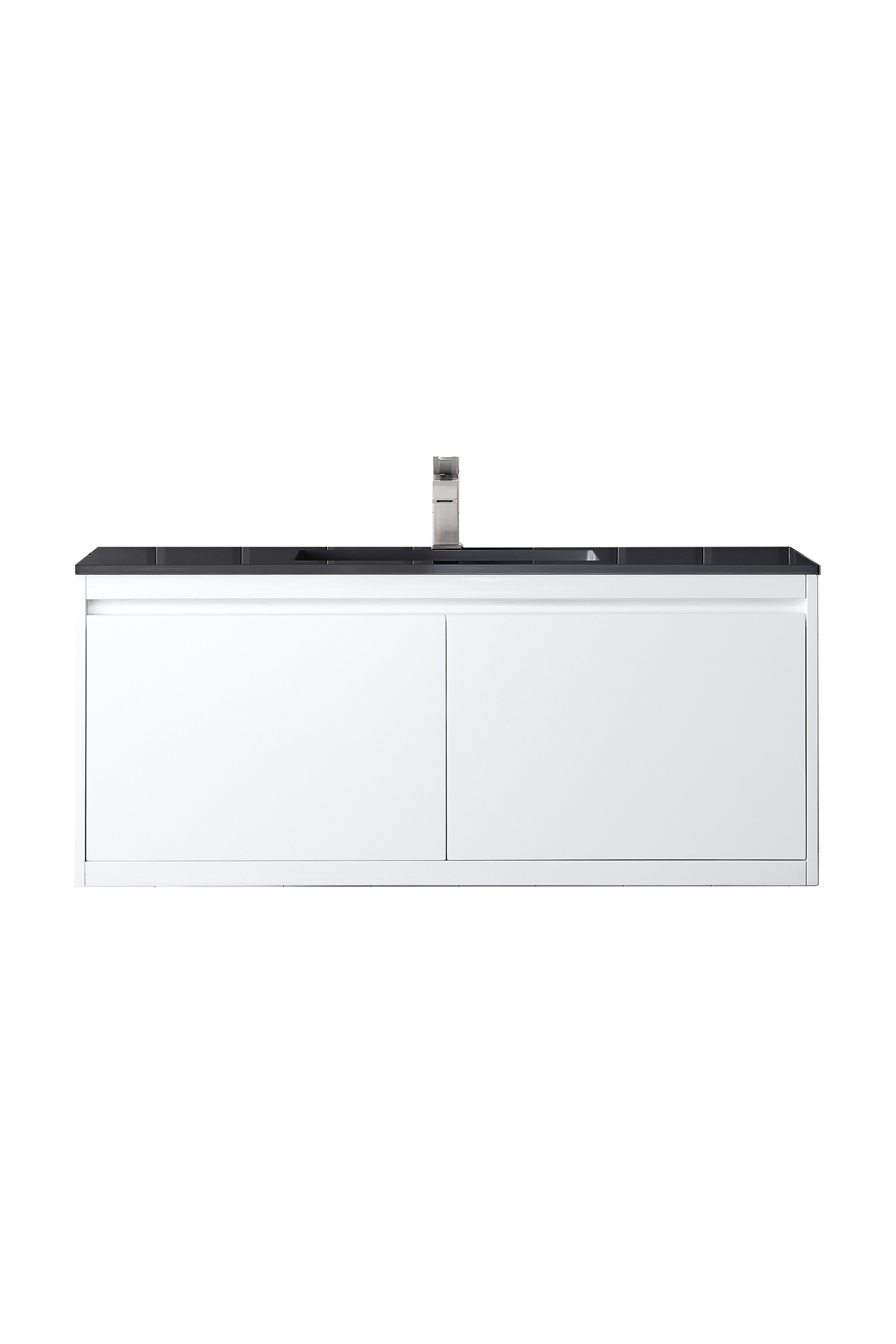 charcoal black composite stone top vanity