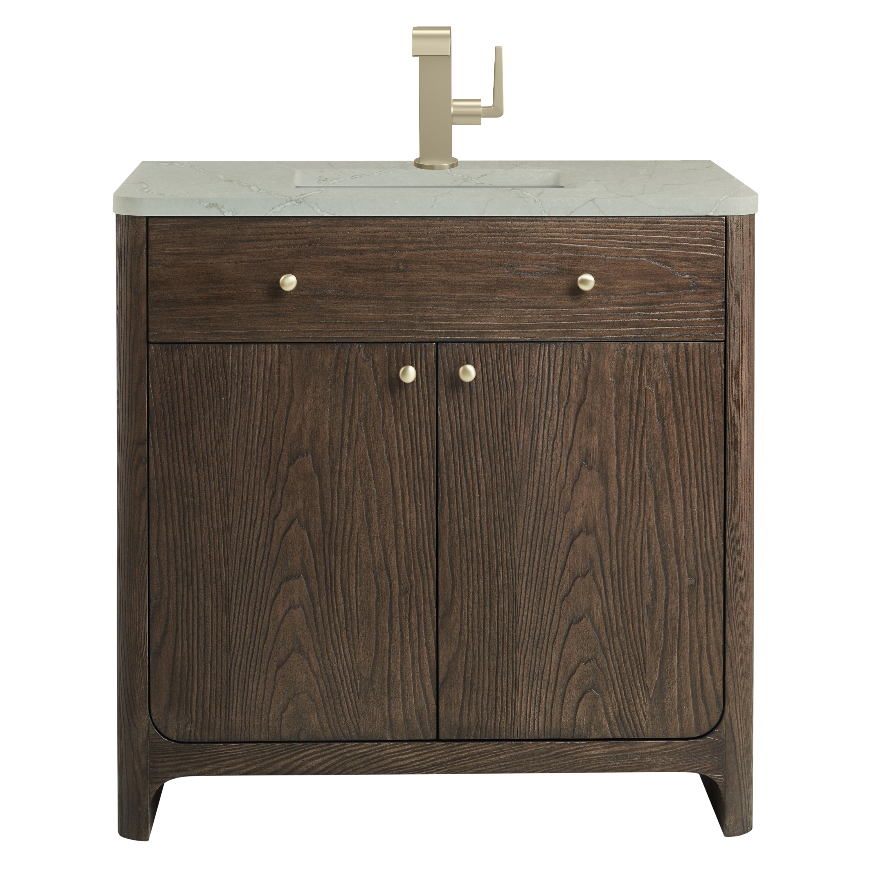 victorian silver quartz top vanity