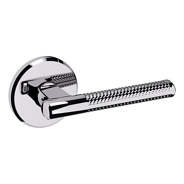 polished chrome lever