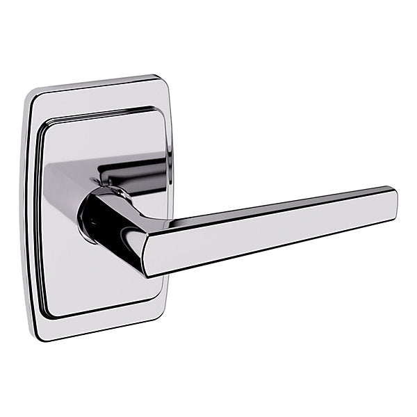 polished chrome lever