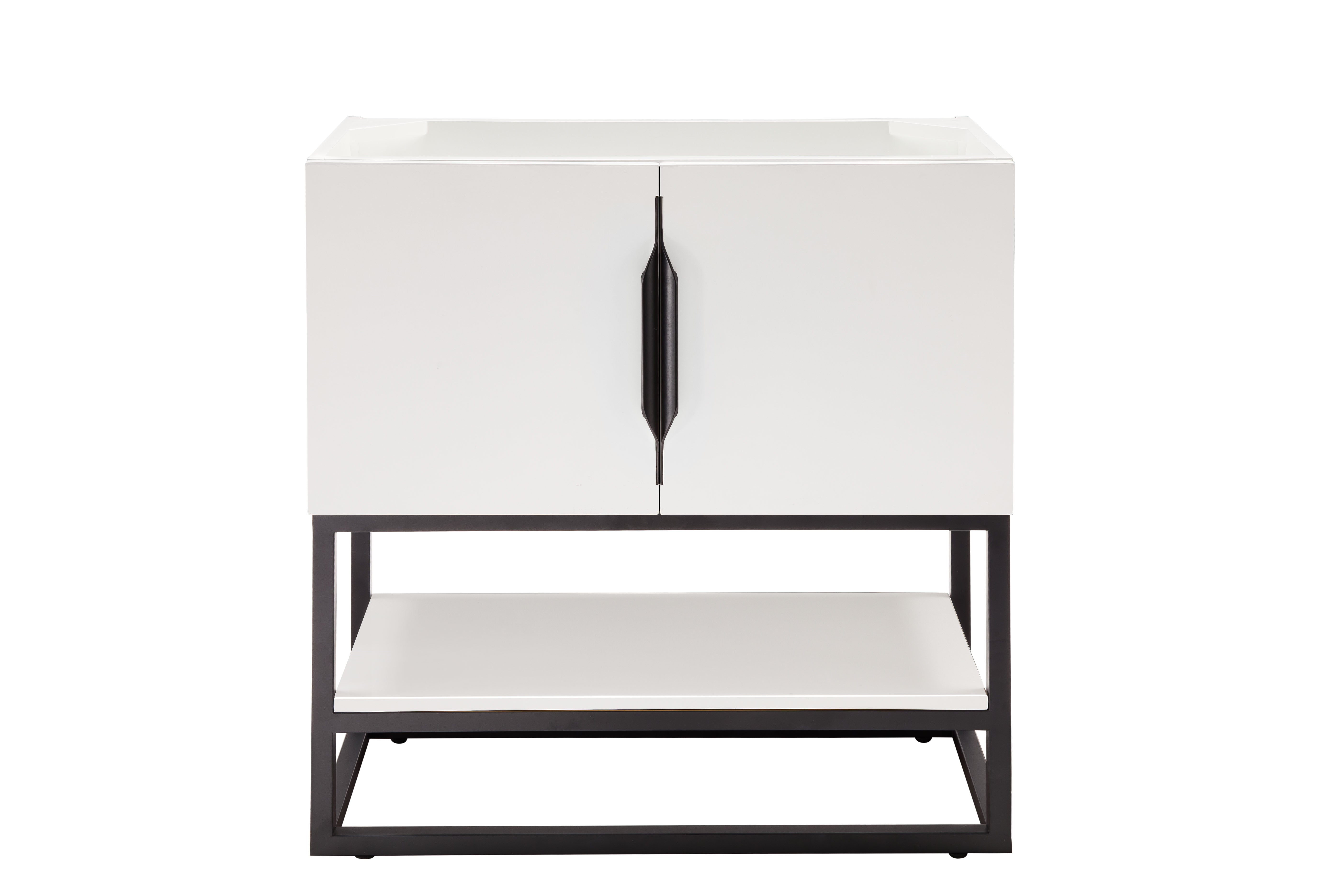 James Martin Vanities Columbia 31.5" Single Vanity Cabinet With Matte Black Base
