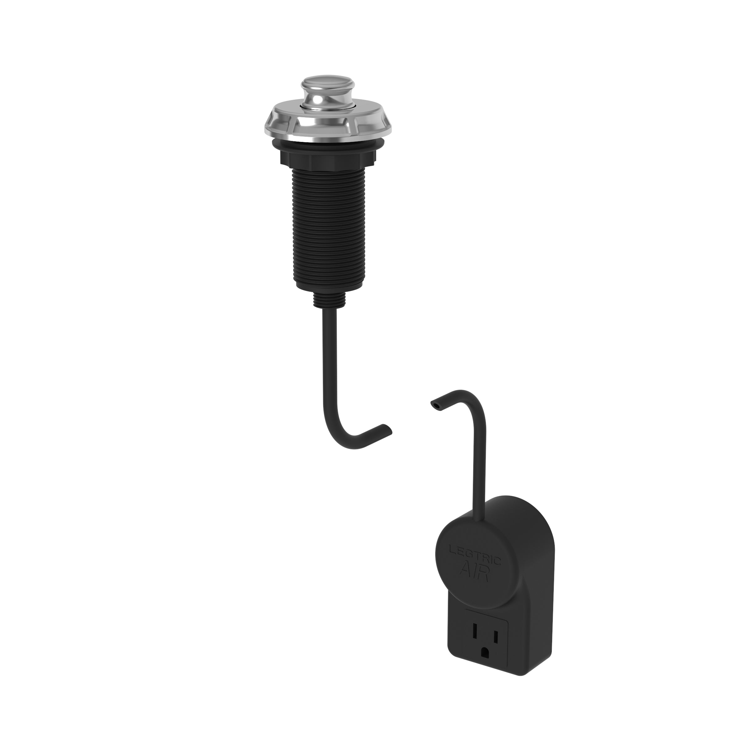 polished chrome disposer switch