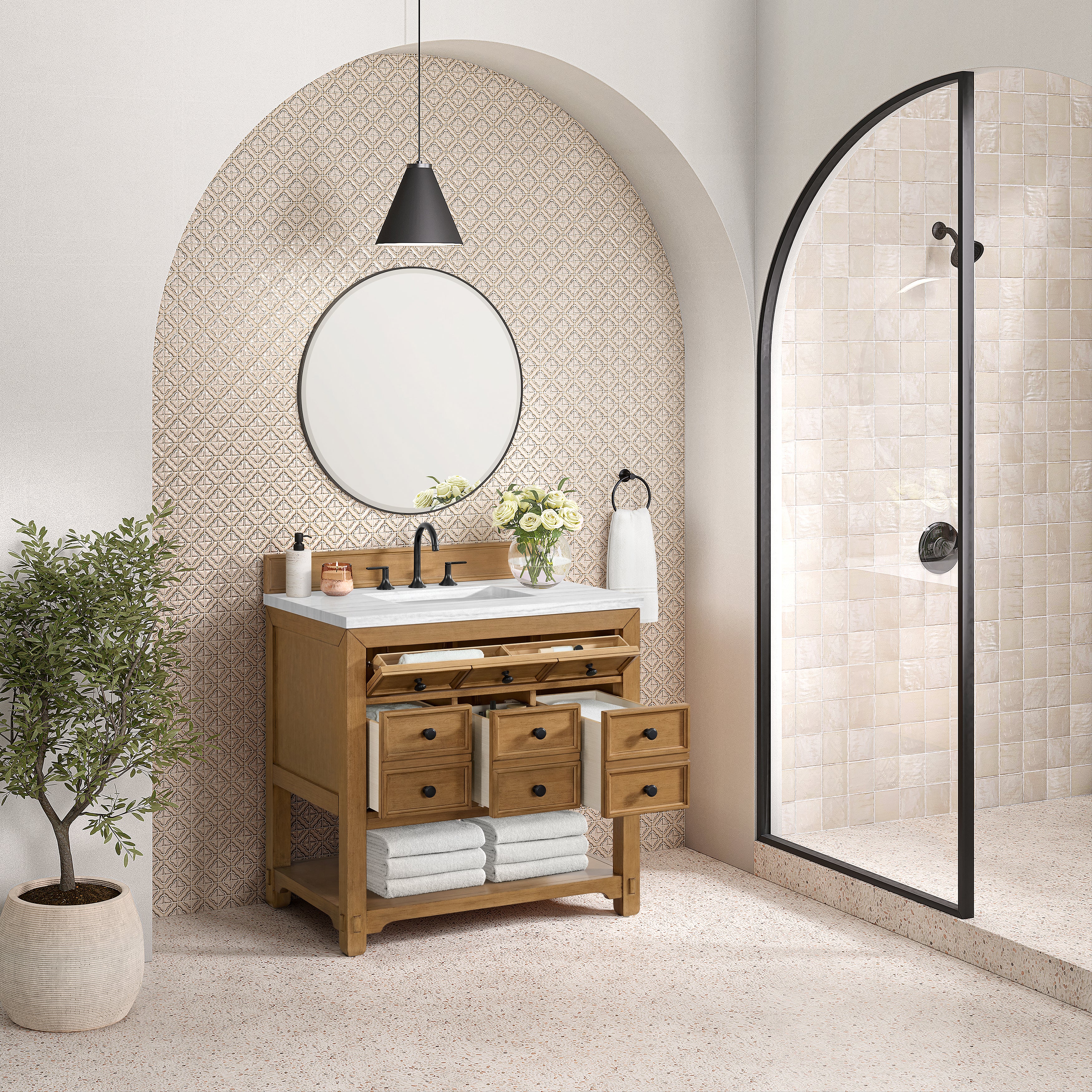 arctic fall top vanity