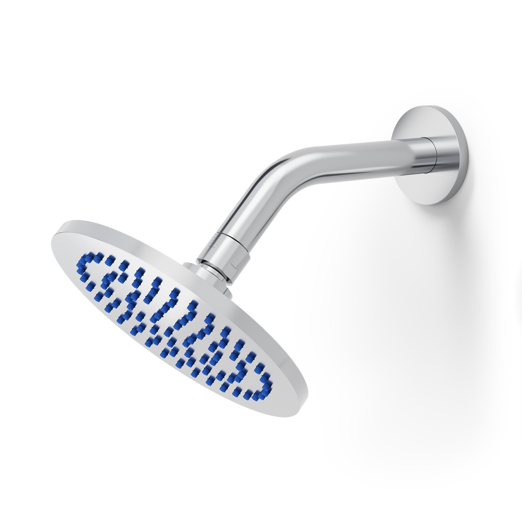 polished chrome showerhead