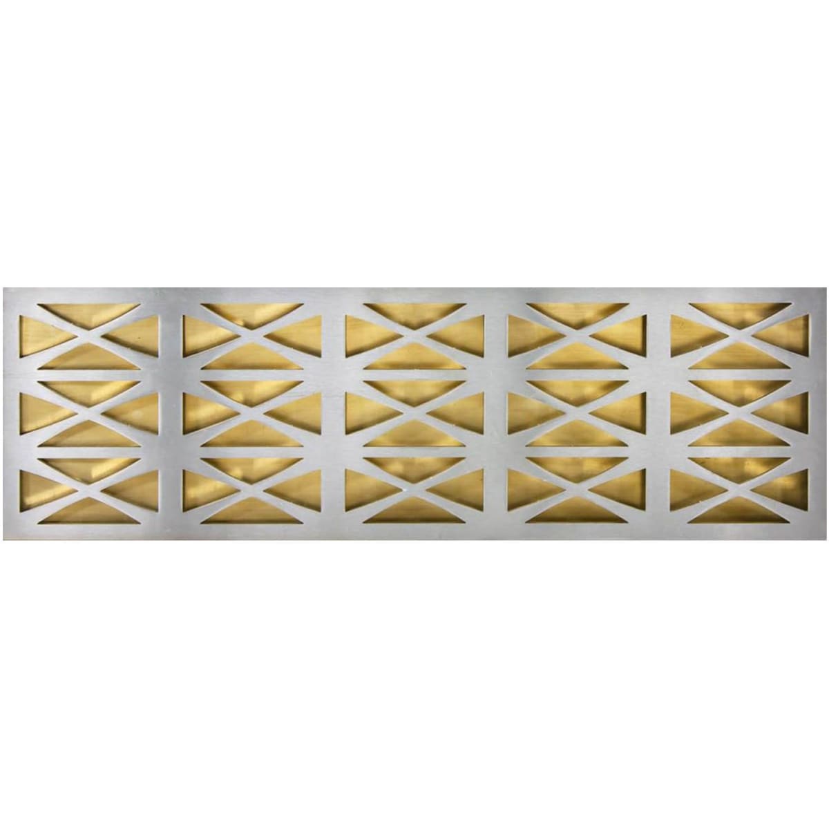 satin stainless steel panel
